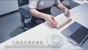 Ultra-Slim Wireless Keyboard & Mouse Combo | طقم لوحة مفاتيح وفأرة لاسلكية فائق النحافة